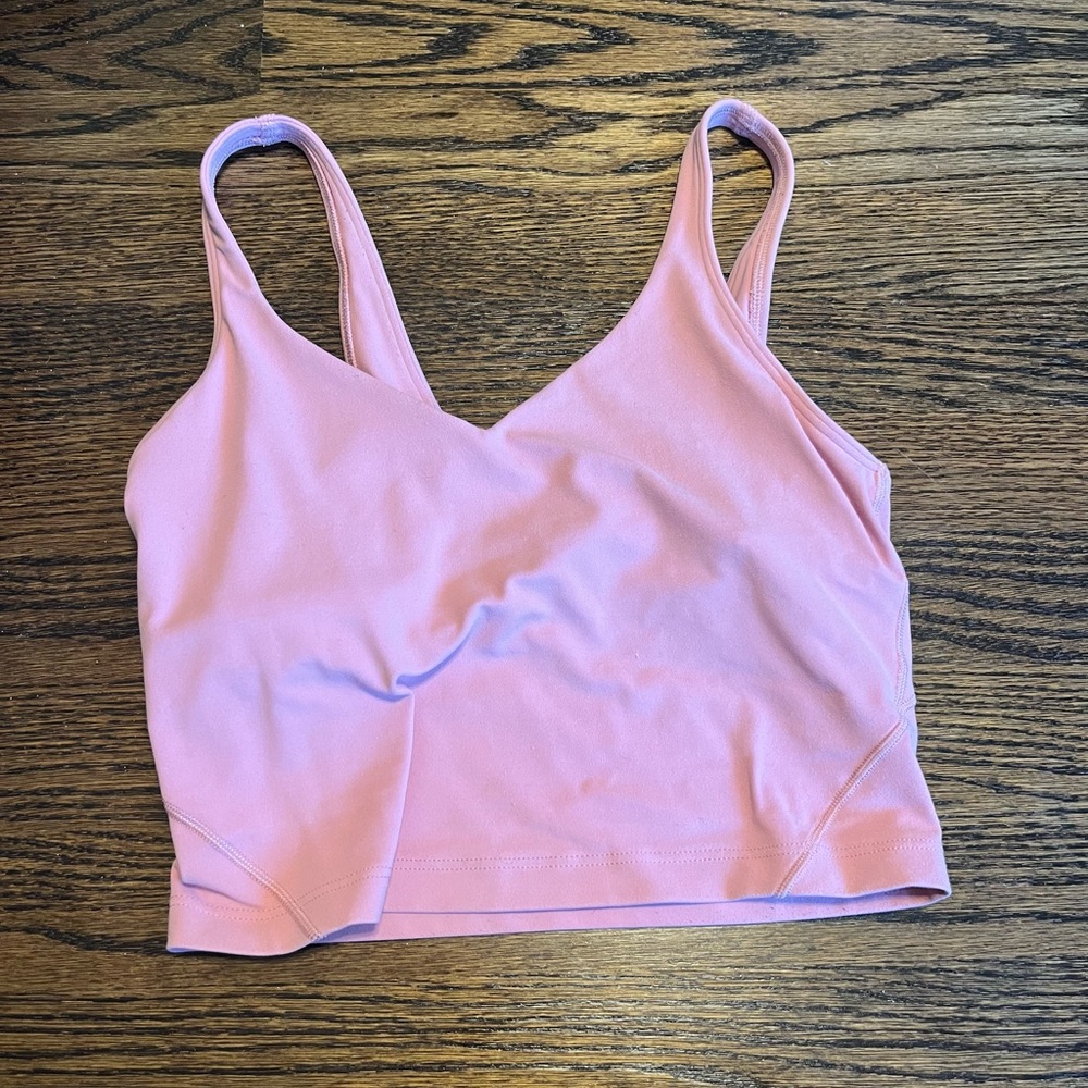 Lululemon light pink size 2 align tank💗